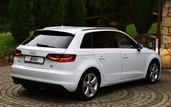 Audi A3 cena 57700 przebieg: 175000, rok produkcji 2013 z Limanowa małe 631